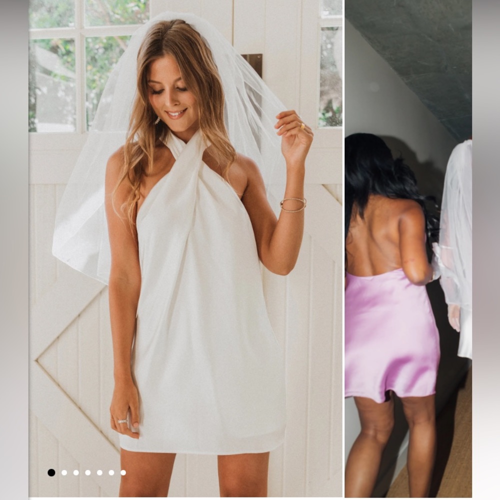 Show Me Your MuMu Jasmine Halter Mini Dress